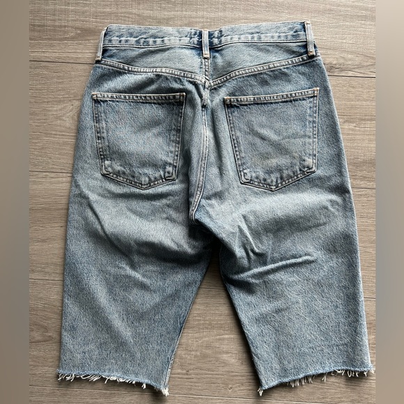 AGOLDE “Carey” High-Rise Denim Shorts – Light Wash size:27 - Picture 2 of 9